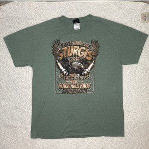 Harley Davidson 74th Annual Sturgis Motorcycle Rally T-Shirt: Size Large